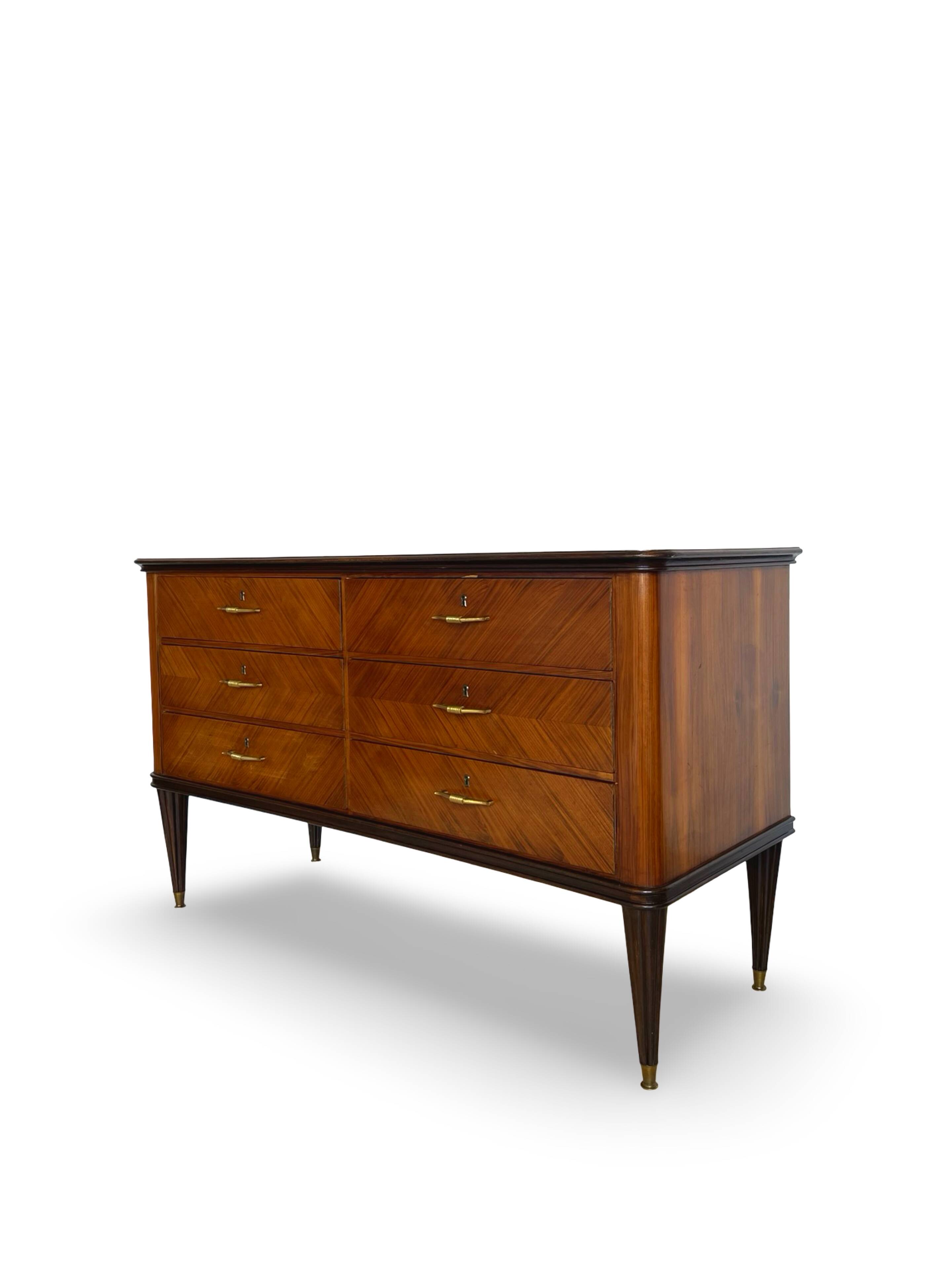 An Italian chest of drawers from the mid-20th century.