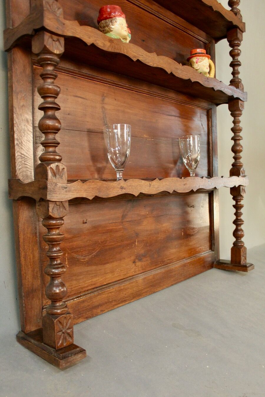 Estanier or bibus in oak nineteenth