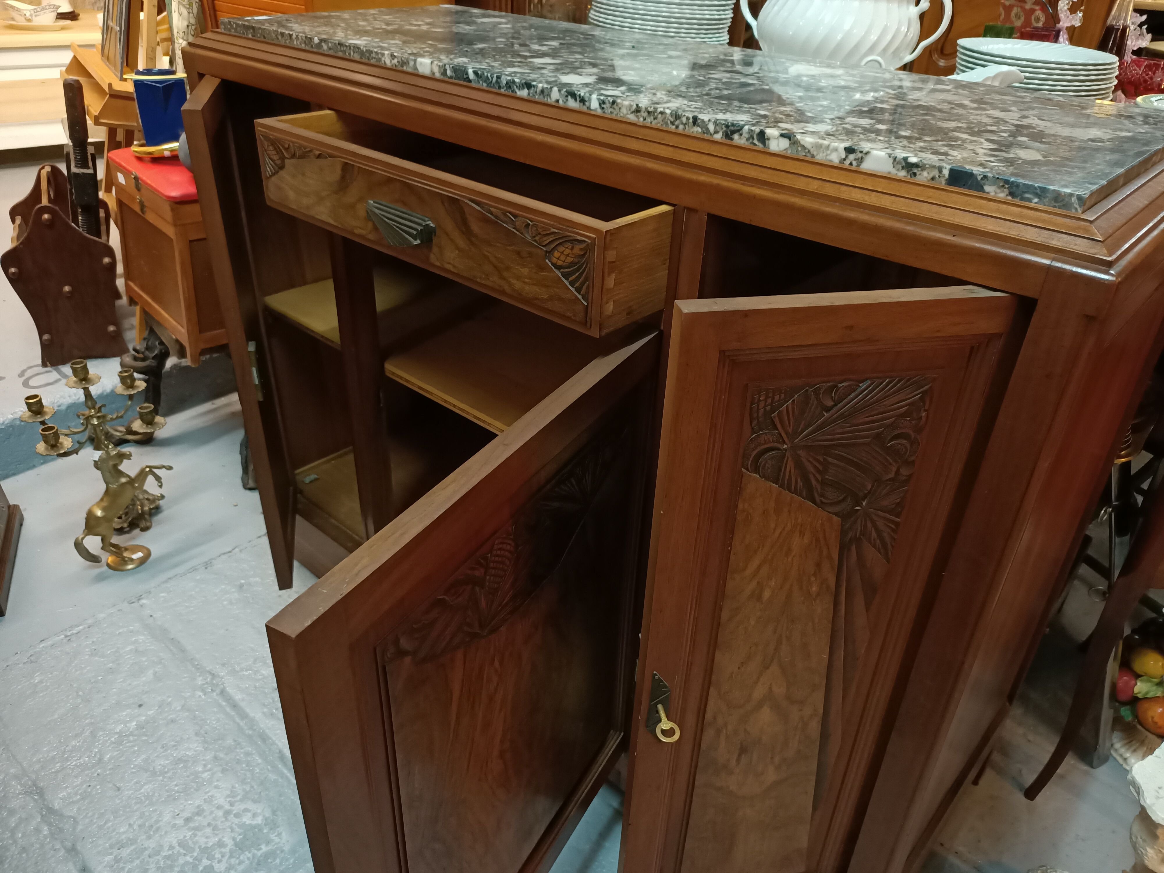 Low art deco furniture