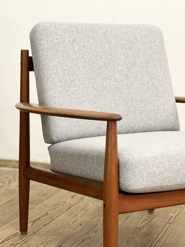 Fauteuil Grete Jalk for France & Son, Danish Design Armchair, années 1950