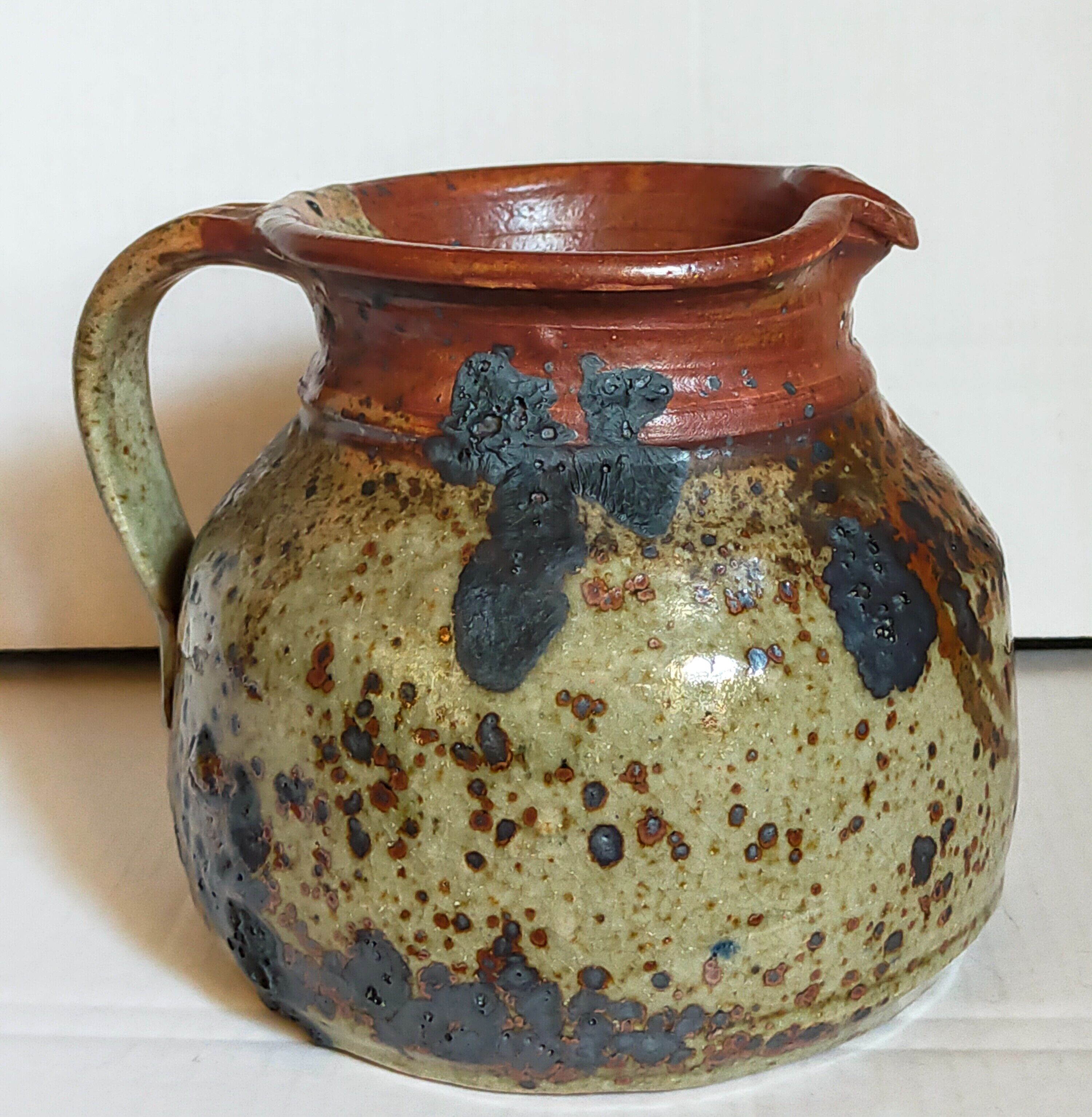 Traditional pottery sandstone pyrite Art-popular XIXth