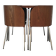 Table et chaises modèles fusion de Sandra Kragnert pour Ikea 1990
