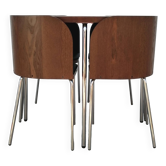 Table and chairs fusion models by Sandra Kragnert for Ikea 1990