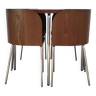 Table et chaises modèles fusion de Sandra Kragnert pour Ikea 1990