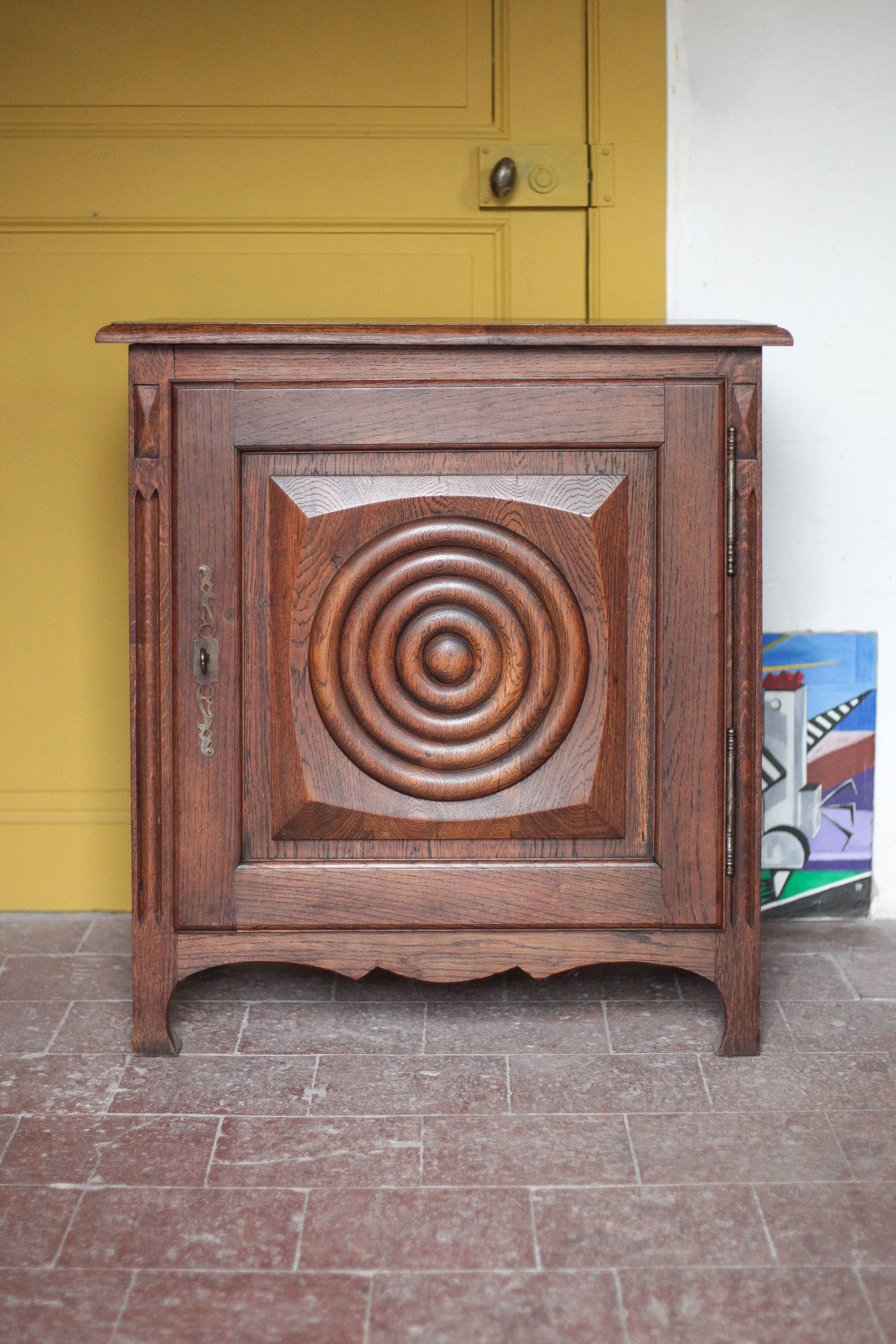 Meuble bois 1 porte, meuble confiturier, meuble de rangement,déco intérieur