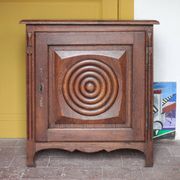 Wooden furniture with 1 door, jam cupboard, storage furniture, interior decor.