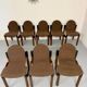 Lot de 8 chaises postmoderne THONET FLEX design Gerd Lange vintage 80 