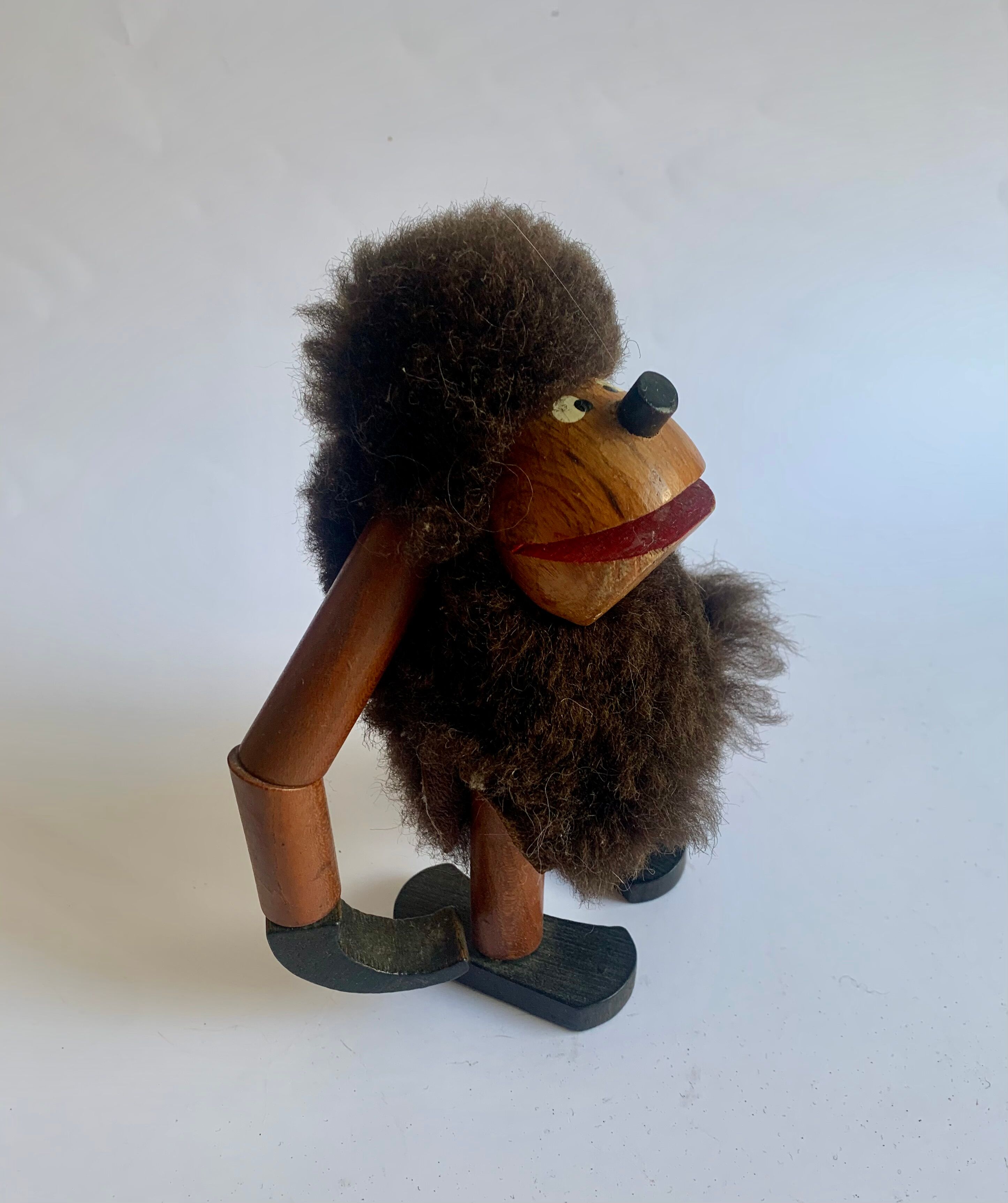 Mid Century Danish TEAK Gorrilla Figurine