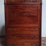 Louis XVI mahogany secretary, 18th century