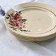 Set of 4 flat plates Badonviller, vintage French