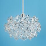 Small and Superb Pendant, Chrome and Crystal Glass by Kinkeldey, Germany, 1970