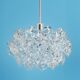 Small and Superb Pendant, Chrome and Crystal Glass by Kinkeldey, Germany, 1970