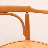 Vintage bistro chair in beech stain