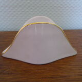 Napoleon bicorne ashtray in luxury porcelain and gilding