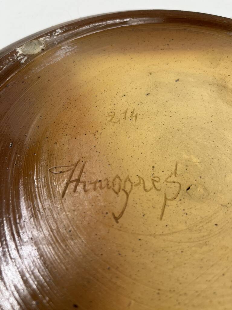 Stoneware fruit dish