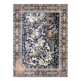 Kashmir silk oriental rug: 1.50 x 2.20 metres
