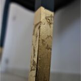 blue deep and gold nightstand