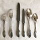 Silver-plated cutlery by Boulenger goldsmith 71 pieces