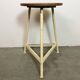 Beige Industrial Workshop Stool, 1960s