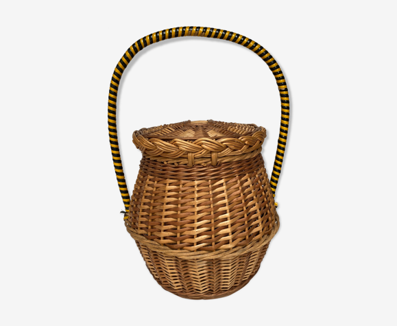 Panier vintage avec couvercle