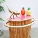Vintage curved rattan bamboo cocktail bar Tiki bar