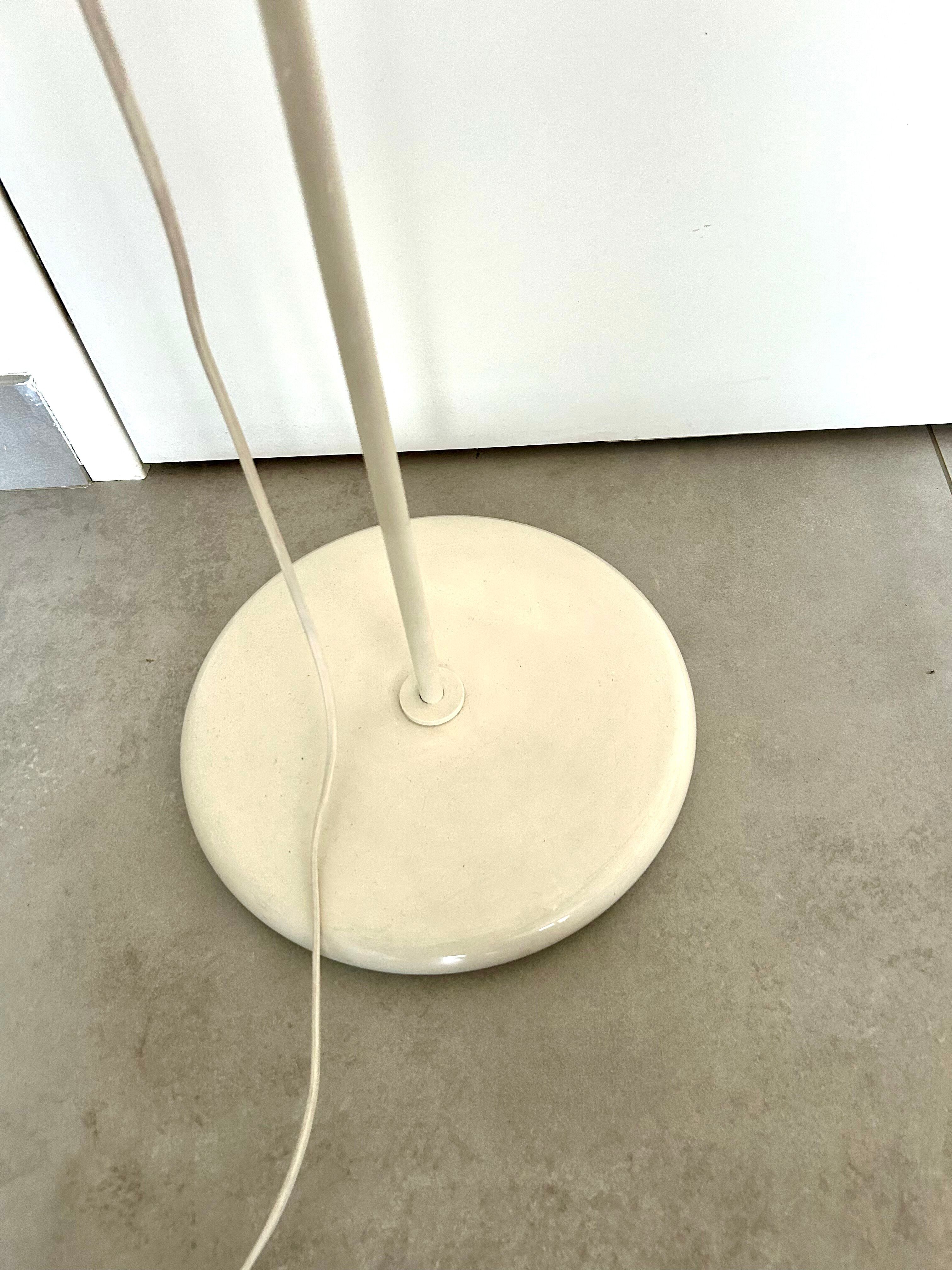 Vintage floor lamp with double spots Hudstadt Leuchten 1980