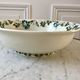 salad bowl Terre de Fer Céranord model "Clairefontaine" green 30s
