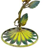 Stylized floral lamp in painted sheet