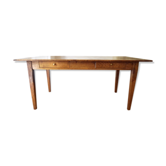 Oak farm table