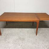 Table teck Johannes Andersen Mid-Century
