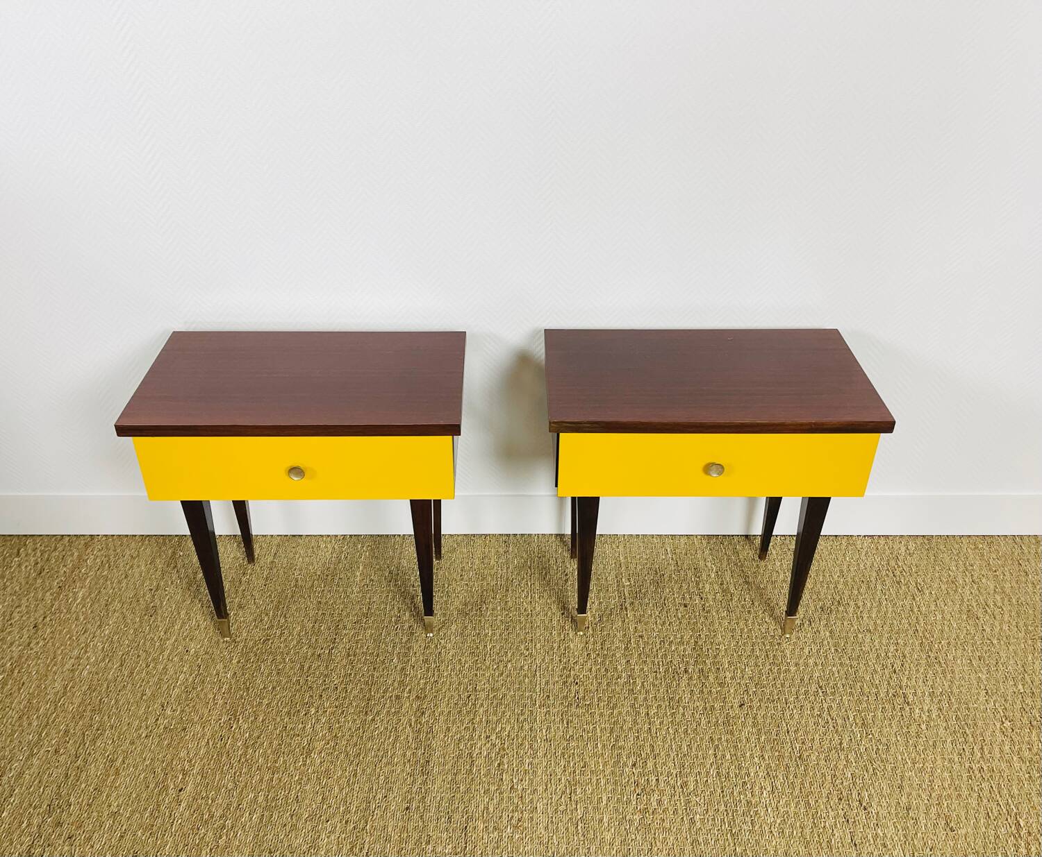 Paire de chevet vintage 1960