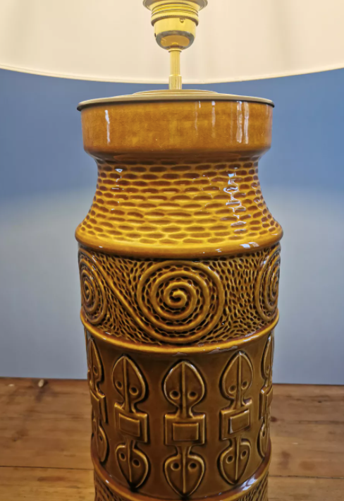 Ceramic lamp Scheurich circa 50s