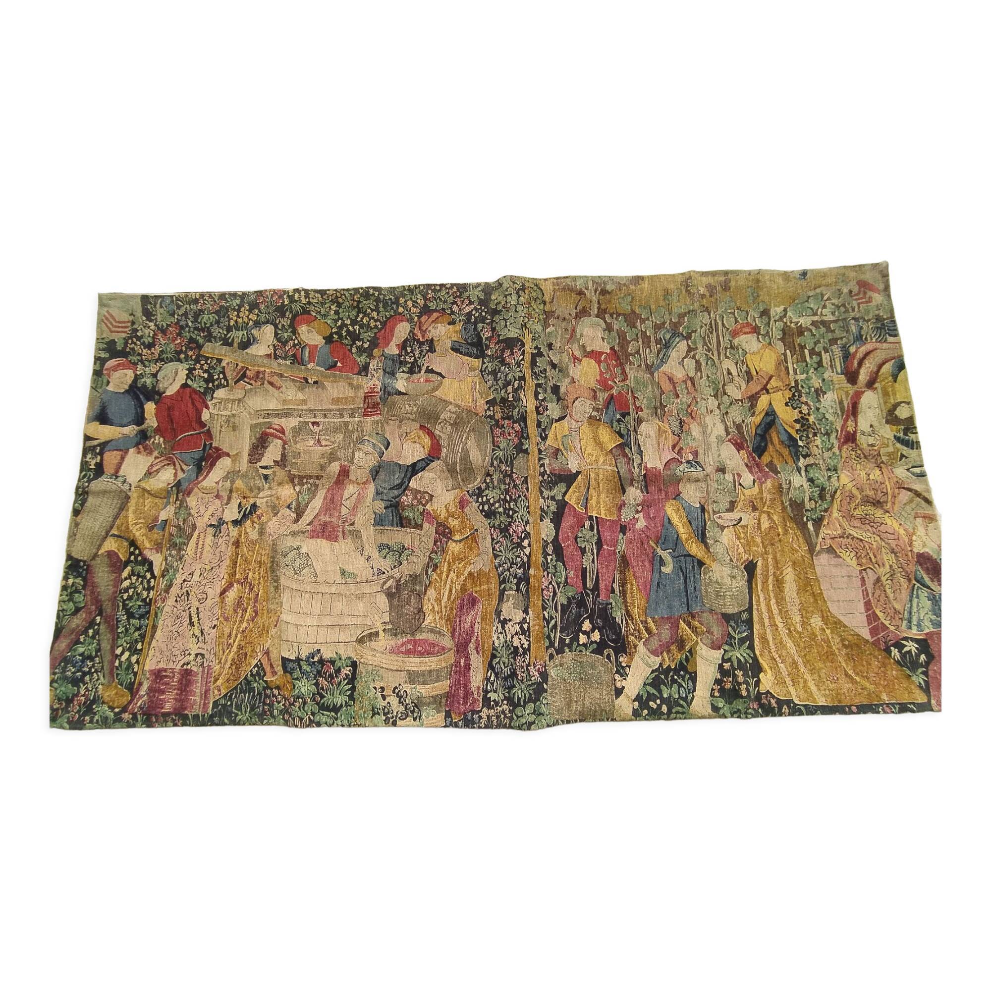 Rambouillet art tapestry the grape harvest