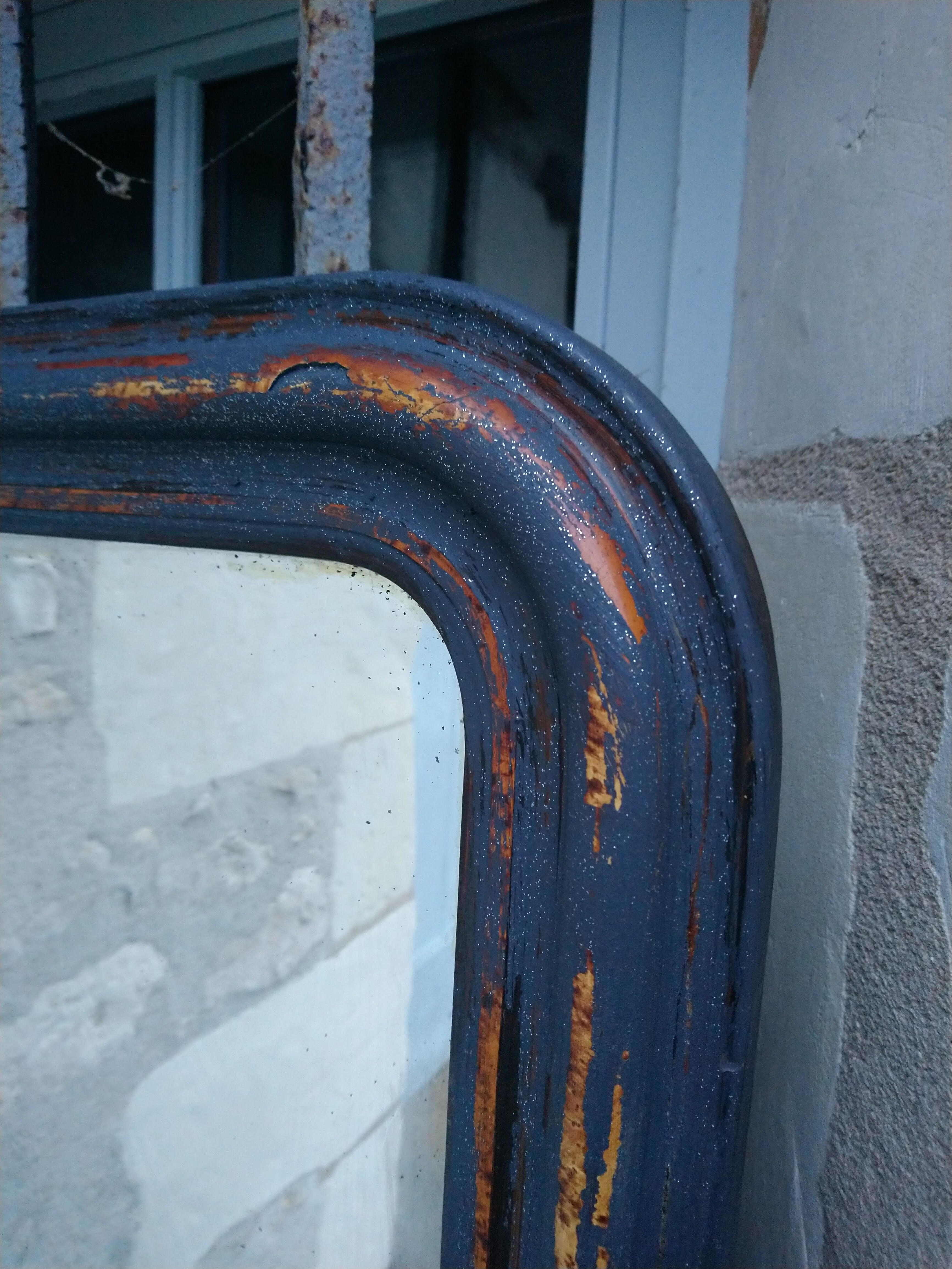 Mirror Louis Philippe patinated black 51 x 66