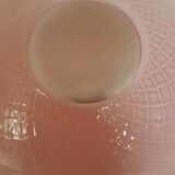 Pink glass globe for chandelier or lamp