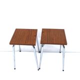 Lot 2 square stools