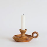 Wooden candle holder