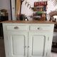 Vintage green almond Parisian buffet