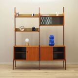 Teak system bookcase, Norwegian design, 1960s, production: Blindheim Mobelf
