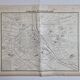 Plan of Paris in the eighteenth century in 20 plates after Turgot, 1900