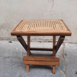 Folding stool cannage