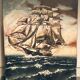 Ancient painting, Marine early 20th century