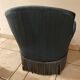 Fauteuil crapaud bleu