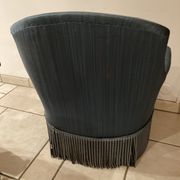 Blue toad armchair