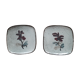 Set of 2 Vallauris plates signed by Gustave Reynaud