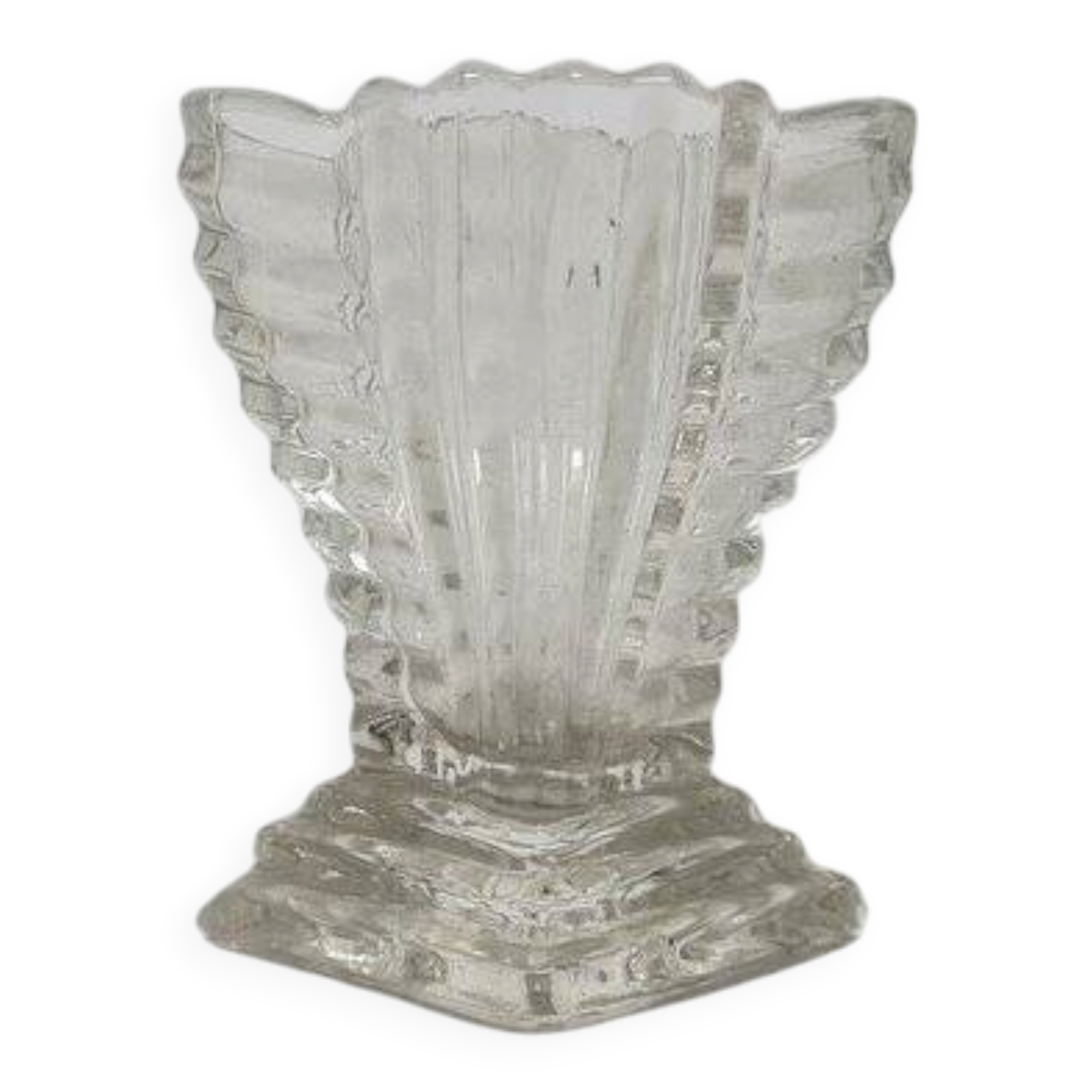Art Deco toothpick case from Hortensja Glasswork, 1930s