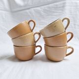Vintage village stoneware mugs