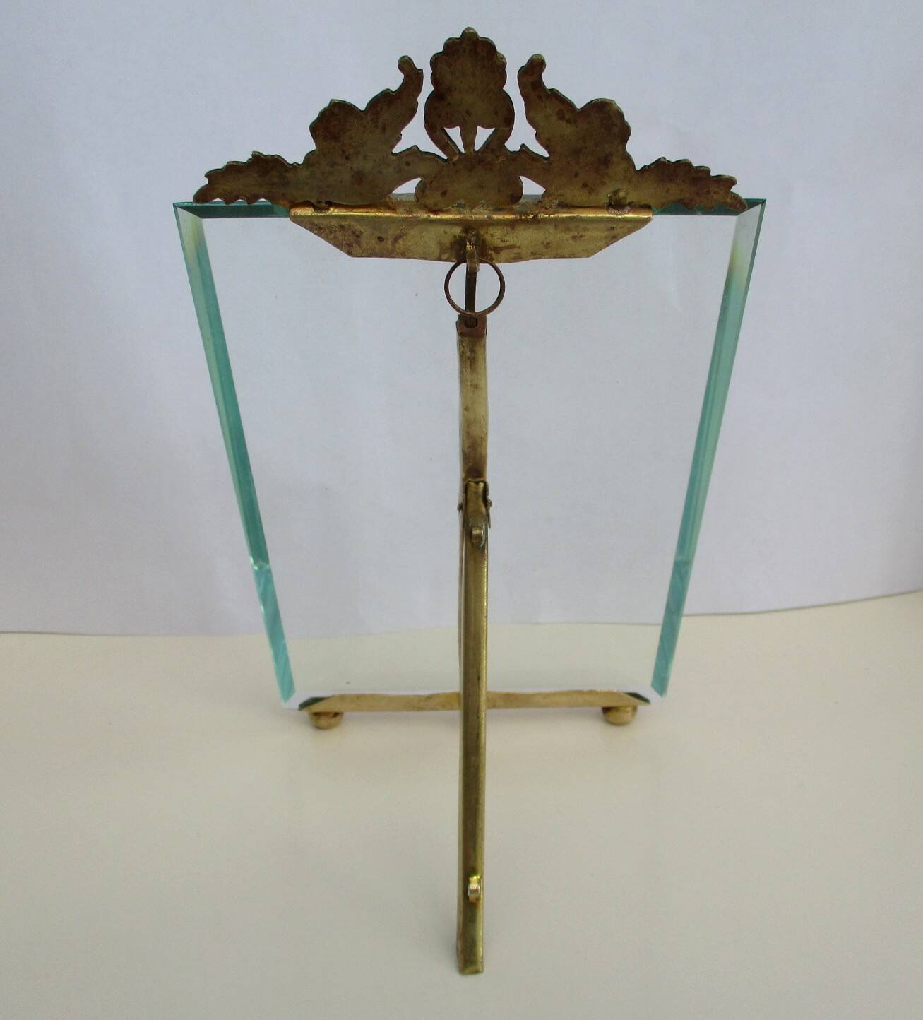 Beveled glass photo frame from the Napoleon III period - Chimeras