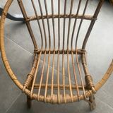 Rattan armchair