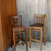 Paire de tabourets de bar